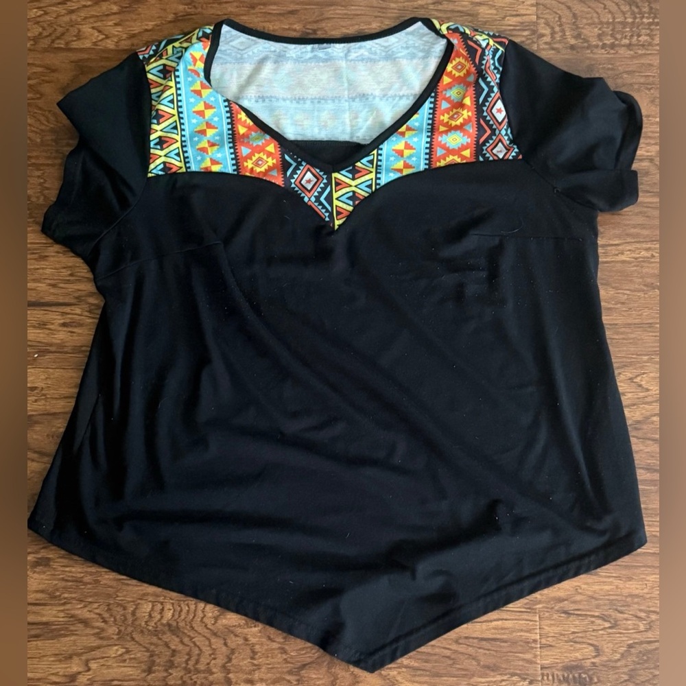 Asymmetrical Women's V-Neck Top